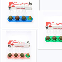 HKM-205907 Triple Rotating Catnip and Peppermint Licking Ball for Cats
