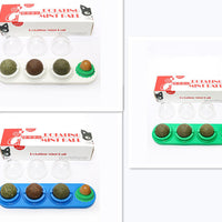HKM-205907 Triple Rotating Catnip and Peppermint Licking Ball for Cats