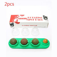 HKM-205907 Triple Rotating Catnip and Peppermint Licking Ball for Cats