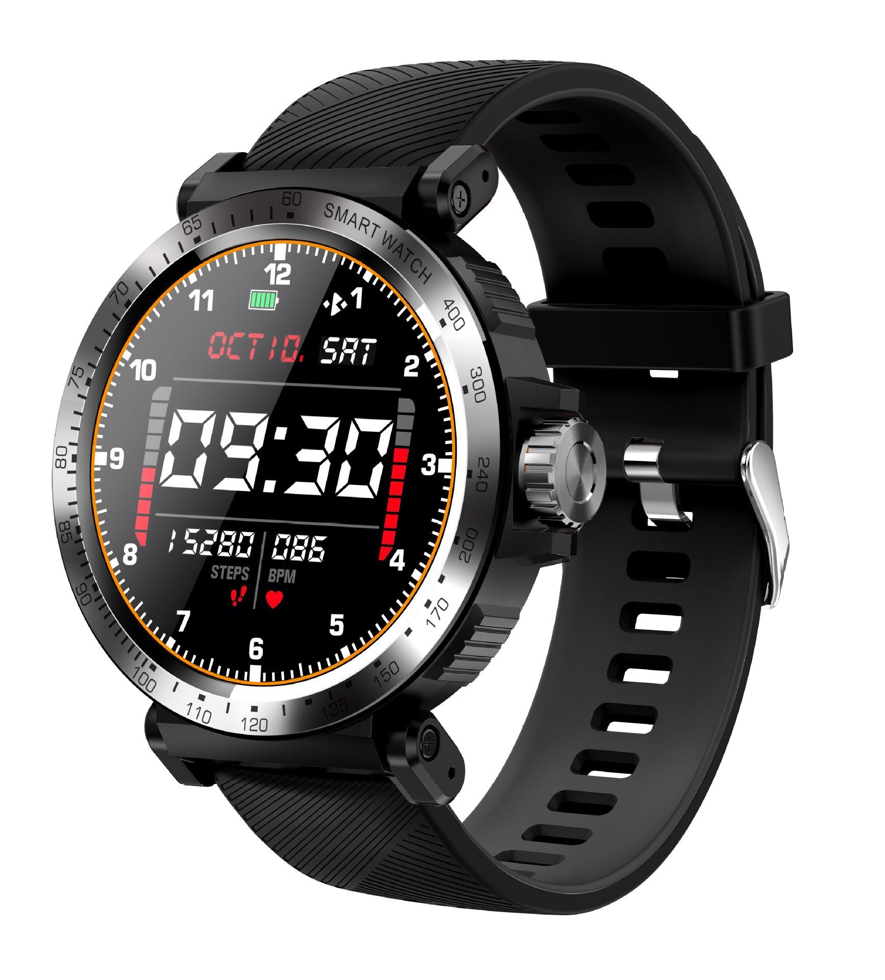 HKM-205971 K18 Touch Screen Multi-Sport Watch with Health Monitoring and Smart Reminders