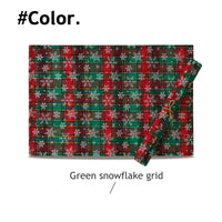 HKM-206227 Christmas Plaid Table Runner - Insulated Fabric for Holiday Dining - Multiple Sizes Available