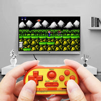 HKM-206483 Handheld Mini TV Game Console with 20 Classic NES Games - AV Output, Lightweight and Portable