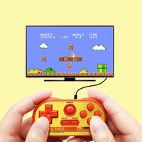 HKM-206483 Handheld Mini TV Game Console with 20 Classic NES Games - AV Output, Lightweight and Portable