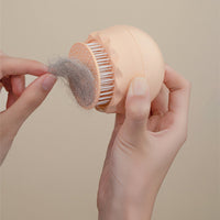 HKM-206547 Pet Needle Comb with Multifunctional Massage Brush for Cats - Soft Silicone for Safe Grooming and Hair Removal
