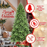 HKM-206739 6ft PE/PVC Hybrid Christmas Tree with 1168 Tips