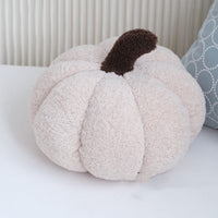 HKM-206739 Pumpkin-Shaped Plush Cushion in Dark Caramel, Cheese Yellow, or Beige Apricot - 35X20cm