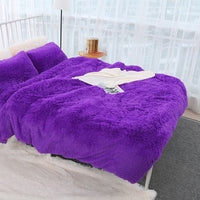 HKM-206931 Plush 3-Piece Bed Sheet Set with Fitted Sheet and Two Pillowcases