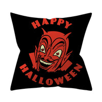 HKM-206995 Halloween-Themed Peach Skin Cushion Cover and Pillowcase, 45x45cm