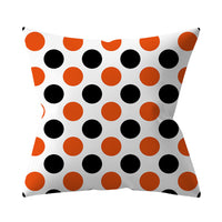 HKM-206995 Halloween-Themed Peach Skin Cushion Cover and Pillowcase, 45x45cm