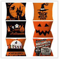 HKM-206995 Halloween-Themed Peach Skin Cushion Cover and Pillowcase, 45x45cm