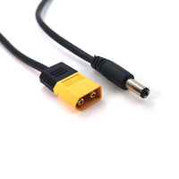 HKM-206995 XT60 to DC 5.5mm x 2.5mm Power Adapter Cable - 0.5m Length, 22 AWG Dual Core Wire