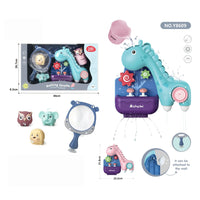 HKM-207187 Cute Baby Animal Bath Toys Set with Toy Cup for Kids' Shower Fun