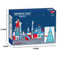 HKM-207251 3D Magnetic Building Tiles for Creative Learning - Educational Construction Blocks for Toddlers