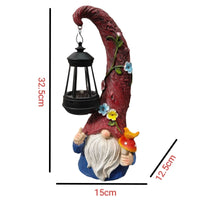 HKM-207571 Christmas Resin Snowman Decorative Landscape Lamp - European Style Elf Design