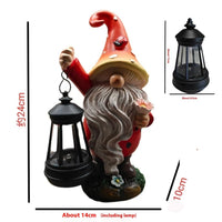 HKM-207571 Christmas Resin Snowman Decorative Landscape Lamp - European Style Elf Design