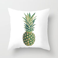 HKM-207571 Plant Pattern Peach Skin Fabric Cushion Pillow 45x45cm