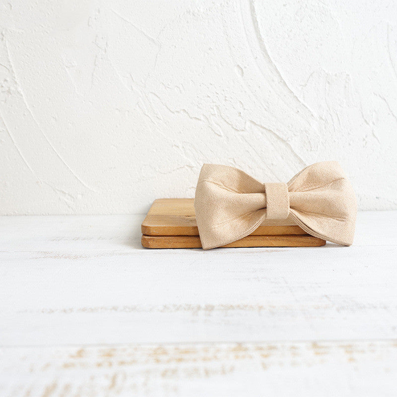 HKM-207763 Handmade Polyester Pet Bow Tie for Dogs in Various Sizes