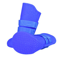HKM-207763 Waterproof High-Tube Dog Shoes for Medium and Large Breeds - Silicone Material with Velcro Closure