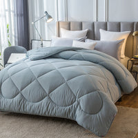 HKM-208083 Embroidered Skin-Friendly Down Velvet Duvet with Polyester Filling