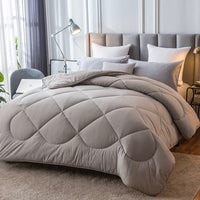 HKM-208083 Embroidered Skin-Friendly Down Velvet Duvet with Polyester Filling