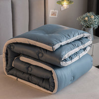 HKM-208083 Embroidered Skin-Friendly Down Velvet Duvet with Polyester Filling