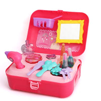 HKM-208595 Fashion Girl Make-Up and Hair Dresser Play Set with 21 Pieces for Kids Ages 2-7