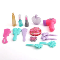HKM-208595 Fashion Girl Make-Up and Hair Dresser Play Set with 21 Pieces for Kids Ages 2-7