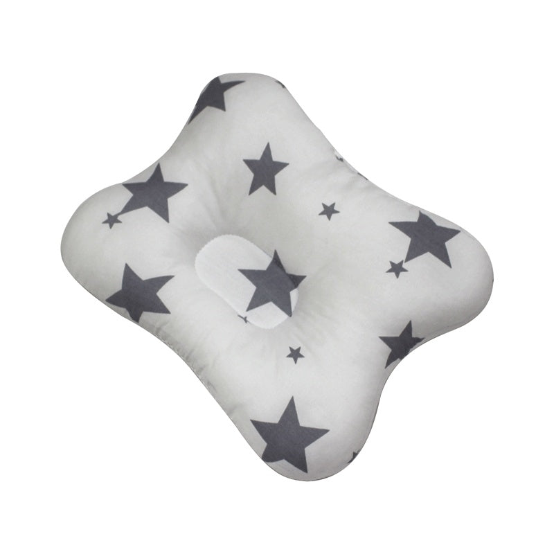 HKM-208595 Rectangular Anti-Eccentric Baby Pillow with Pure Cotton Cover and Polyester Fiber Filling