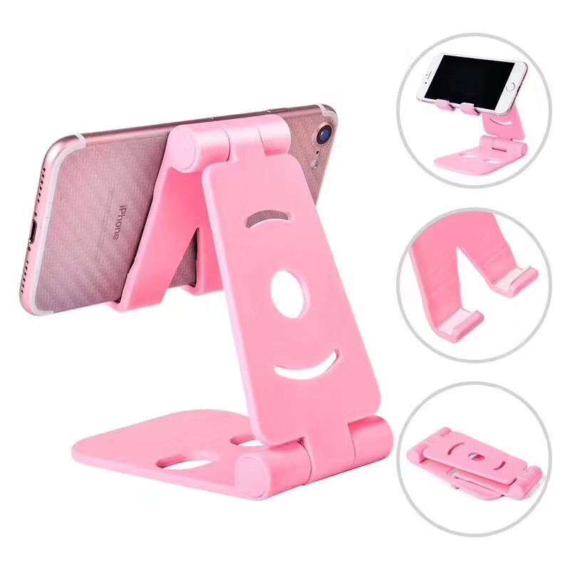 HKM-208979 Foldable Multi-Angle Mobile Desktop Stand for Phones and Tablets
