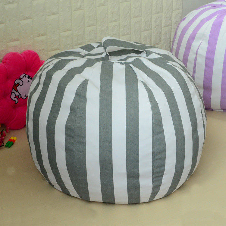 HKM-208979 Storage Bean Bag Cover - Durable 12A Canvas, 80 CM Size, Filler Not Included