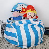 HKM-208979 Storage Bean Bag Cover - Durable 12A Canvas, 80 CM Size, Filler Not Included