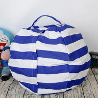 HKM-208979 Storage Bean Bag Cover - Durable 12A Canvas, 80 CM Size, Filler Not Included