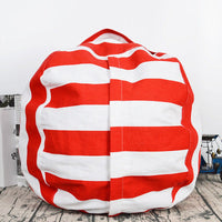 HKM-208979 Storage Bean Bag Cover - Durable 12A Canvas, 80 CM Size, Filler Not Included