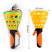 HKM-209171 Interactive Catapult and Ball Catching Toy Set for Outdoor Family Fun