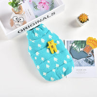 HKM-209363 Cute Double-Sided Lantern Shape Vest for Dogs - Soft Hot Air Cotton, Various Sizes