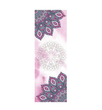 HKM-209491 Beautiful Pattern Microfiber Yoga Towel - Anti-Skid Portable Exercise Mat Cover, 63x183 cm