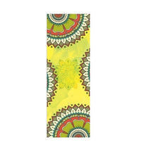 HKM-209491 Beautiful Pattern Microfiber Yoga Towel - Anti-Skid Portable Exercise Mat Cover, 63x183 cm