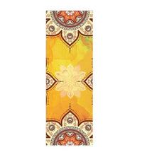 HKM-209491 Beautiful Pattern Microfiber Yoga Towel - Anti-Skid Portable Exercise Mat Cover, 63x183 cm