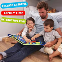 HKM-209491 Felt Animal & Nature Puzzle Book for Early Education and Sensory Development for Kids 3+