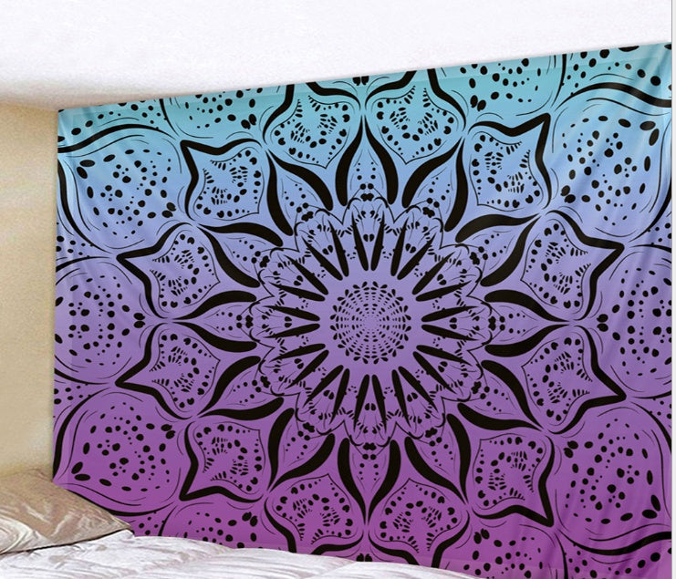 KTX-209619 Furniture Print Tapestry - Classic European Design in 100% Polyester, Customizable Size