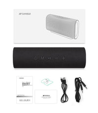 HKM-209619 Portable Wireless Bluetooth Speaker with Subwoofer - 8 Hours Playtime, 3.5MM Audio Jack, USB Charging