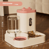 HKM-209683 Automatic Pet Feeder Dog Basin Cat Bowl Supplies Water Dispenser
