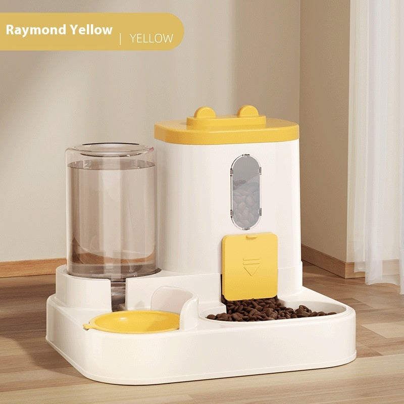 HKM-209683 Automatic Pet Feeder Dog Basin Cat Bowl Supplies Water Dispenser