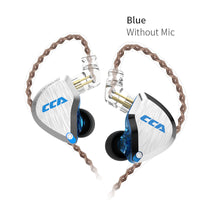 HKM-209811 In-Ear Earphones with 12 Drivers, Noise Reduction, Heavy Bass, 3.5mm Gold Plug, Universal Fit