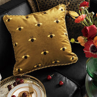HKM-210131 Italian Velvet Geometric Cushion Cover Pillowcase - 45x45 cm Soft Plush Design