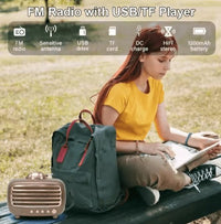 HKM-210131 Portable Bluetooth Speaker with FM Radio, USB & TF Support - Compact All-in-One Audio Solution