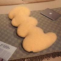 HKM-210195 Cute Wave Pillow in Various Colors - Modern Cloud Velvet Long Pillow (100cm)