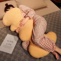 HKM-210195 Cute Wave Pillow in Various Colors - Modern Cloud Velvet Long Pillow (100cm)