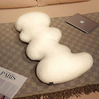 HKM-210195 Cute Wave Pillow in Various Colors - Modern Cloud Velvet Long Pillow (100cm)