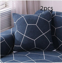 HKM-210387 Black and Gold Throw Pillow Covers - Set of 2, 45 x 45cm, Abrasive Cloth for Home and Outdoor Decor